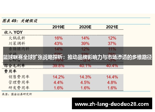 篮球联赛全球扩张战略探析：推动品牌影响力与市场渗透的多维路径